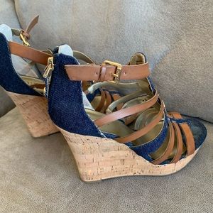 Guess wedge sandals, 5”